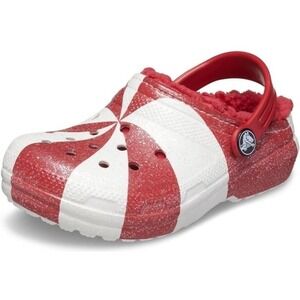New kids Crocs unisex Kids Classic Holiday Lined Clogs
Youth size 7 
Retail $45